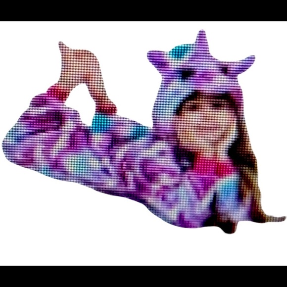 None Other - Kids Unisex Unicorn Onesie Pajamas Sz 10-12 Child